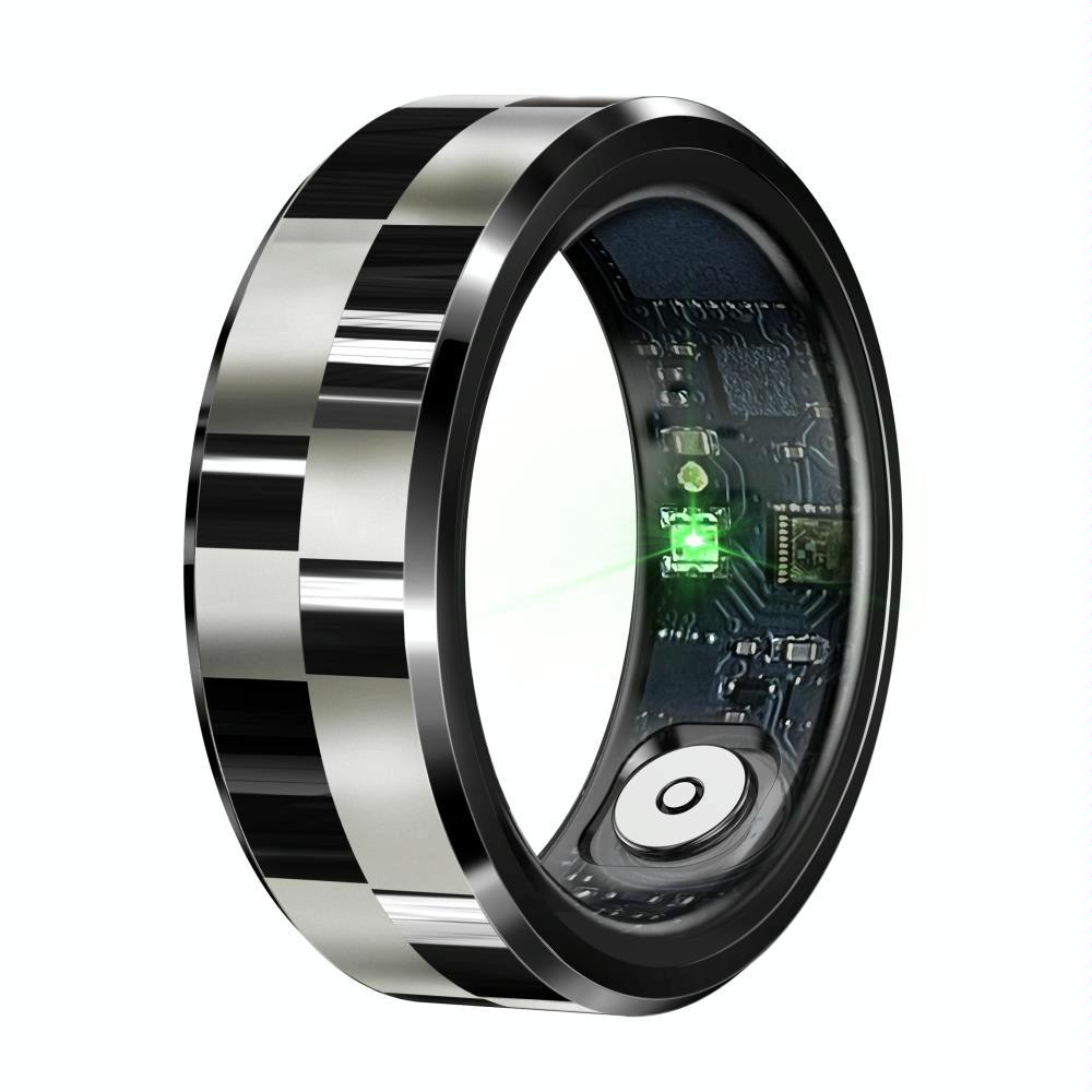 Smart Ring With Health Monitoring Gesture Control And Somatosensory Games - Size 9 - Silver