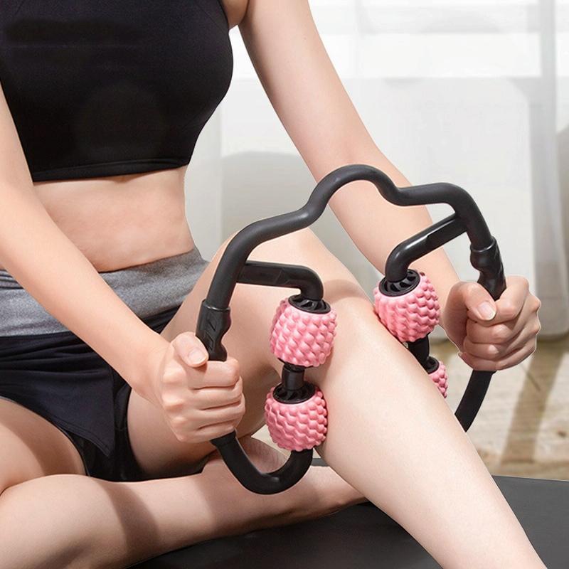 Muscle Massage Roller Foam Shaft For Yoga & Fitness - Water - Drop Type Sky Blue - Factory Direct Shop