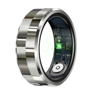Smart Ring With Health Monitoring Gesture Control And Somatosensory Games - Size 10 - Silver