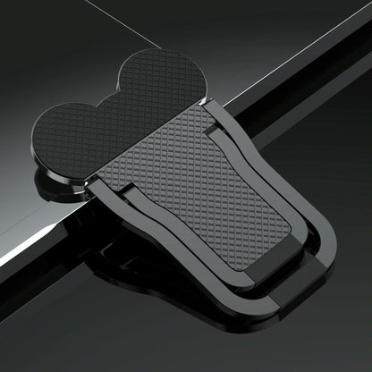 Foldable Metal Laptop Stand - Set of 2 - Black