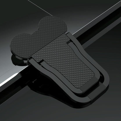 Foldable Metal Laptop Stand - Set of 2 - Black