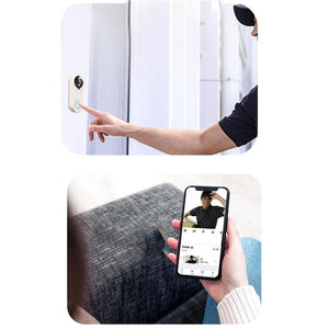 Wireless Doorbell 1080P Smart 150 Degree Wide Angle - White