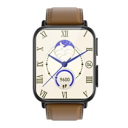 1.91 Inch Waterproof Smart Watch With Ai Diagnosis & Health Monitoring - Brown