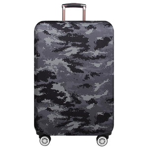 Protective Dustproof Cover for Travel Trolley Suitcase - Small Size - Camouflage 2