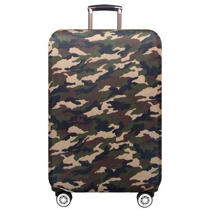 Protective Dustproof Cover for Travel Trolley Suitcase - Small Size - Camouflage 2