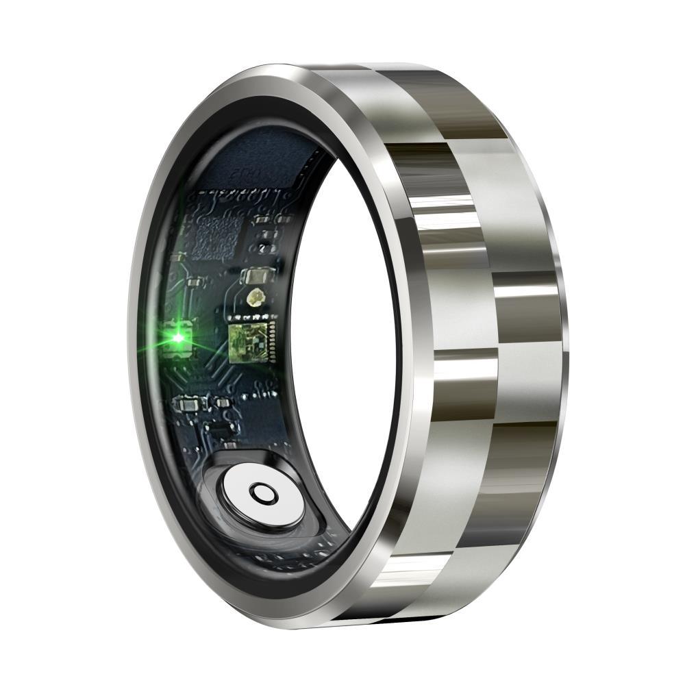 Smart Ring With Health Monitoring Gesture Control And Somatosensory Games - Size 11 - Silver