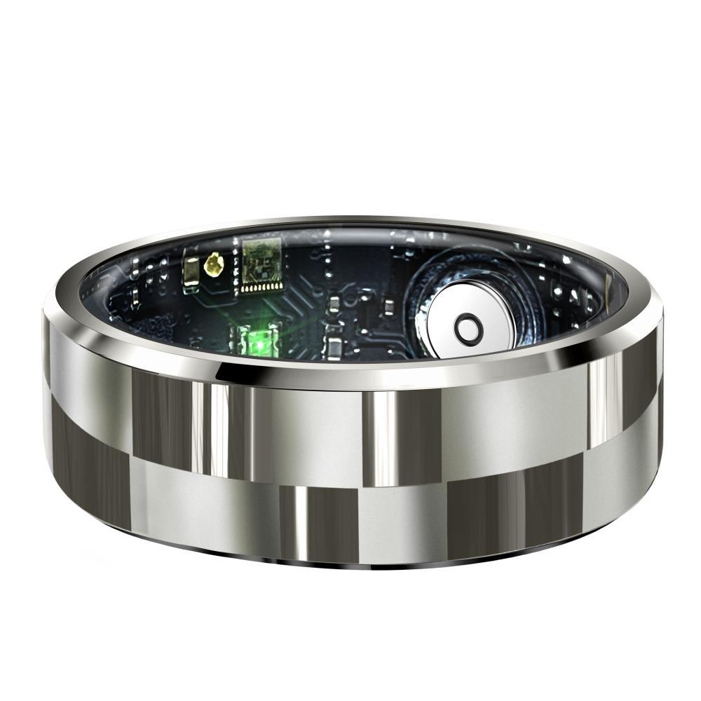 Smart Ring With Health Monitoring Gesture Control And Somatosensory Games - Size 11 - Silver