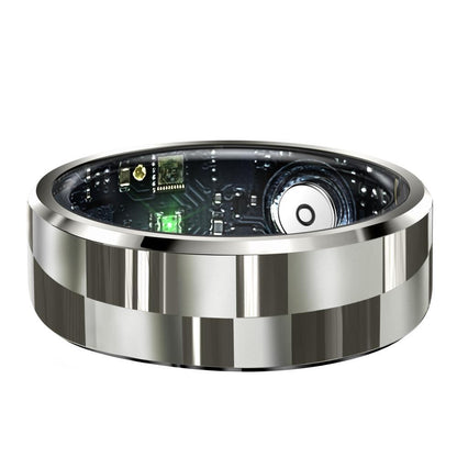 Smart Ring With Health Monitoring Gesture Control And Somatosensory Games - Size 11 - Silver