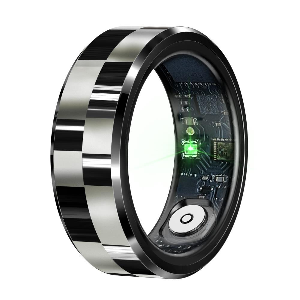 Smart Ring With Health Monitoring Gesture Control And Somatosensory Games - Size 11 - Silver