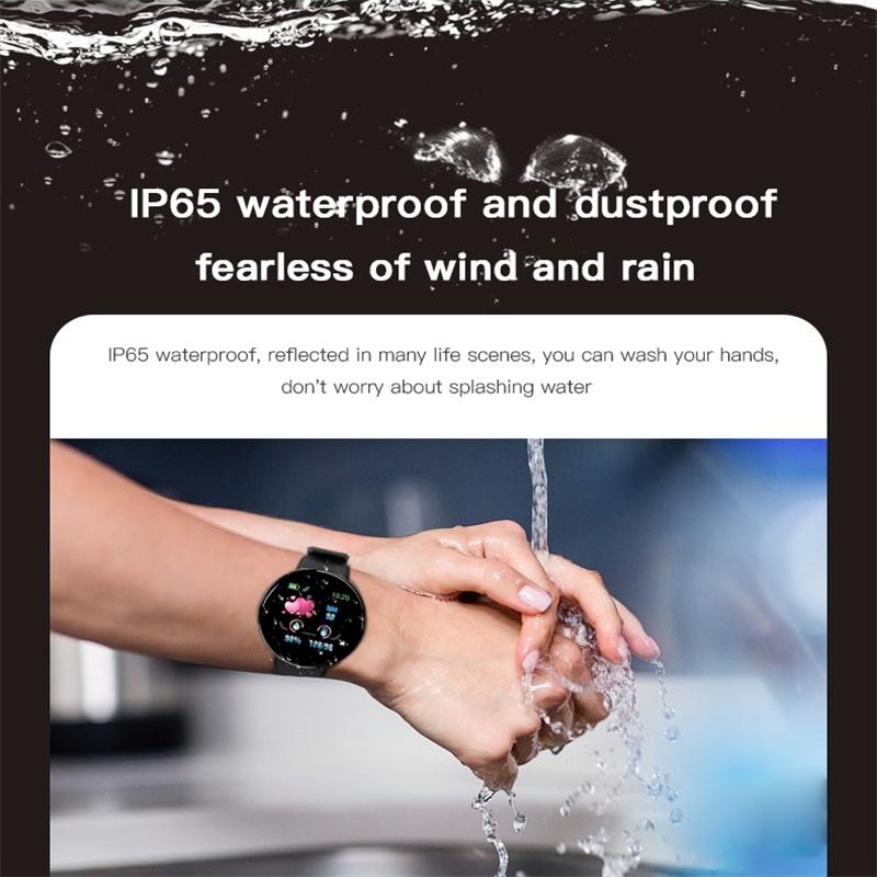 Smart Watch With Call Reminder And Health Monitoring - Waterproof - Black