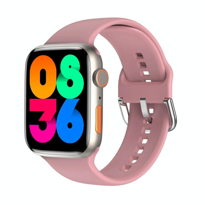 2.01 Inch Waterproof Smart Watch Bt Call / Heart Rate / Blood Pressure / Blood Oxygen - Pink Gold