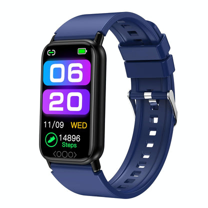 Smart Health Monitoring Watch With Colour Screen - Blue