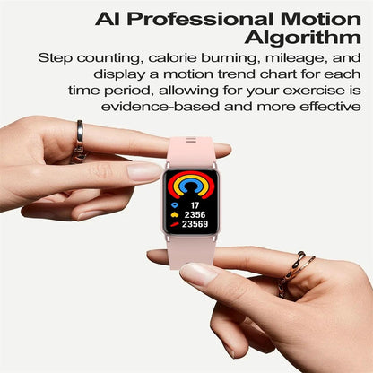 Smart Health Monitoring Watch With Colour Screen - Blue