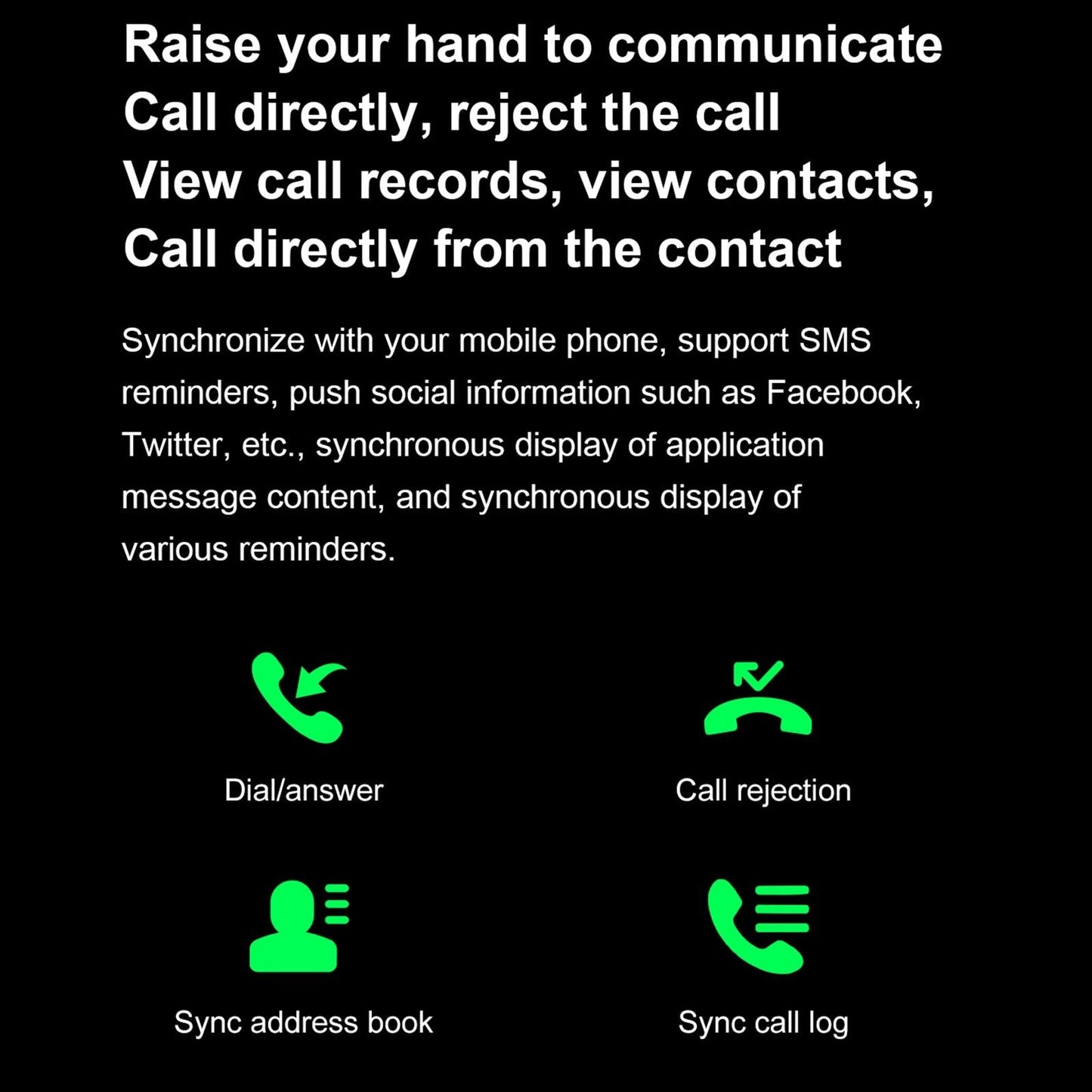 1.36 Inch Amoled Screen Leather Strap Smart Watch Support Nfc Function / Blood Oxygen Monitoring - Silver