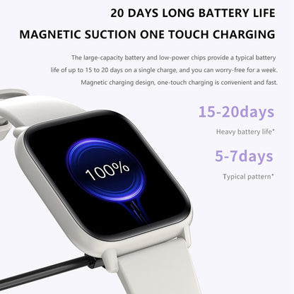 1.83 Inch Bt5.2 Smart Sport Watch Support Bluetooth Call / Sleep / Blood Sugar / Blood Oxygen / Temperature / Heart Rate / Blood Pressure Health Monitor - Pink