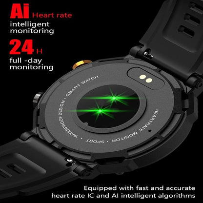 Smart Watch With Heart Rate Blood Pressure And Oxygen Monitoring - Silver