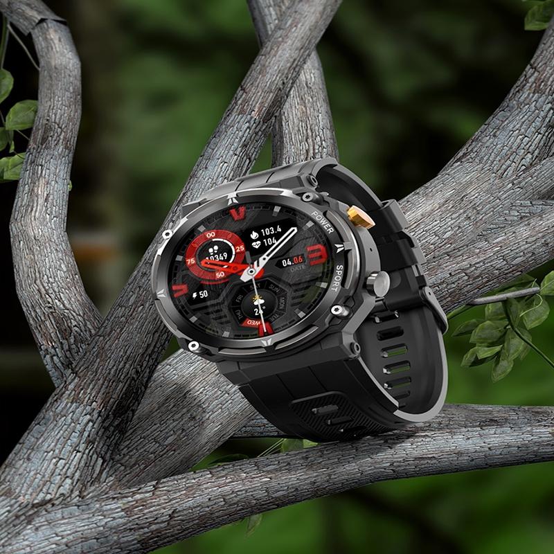 Smart Watch With Heart Rate Blood Pressure And Oxygen Monitoring - Silver