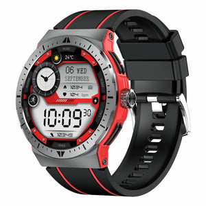 1.43 Inch Bt5.3 Ip68 Sport Smart Watch Support Bluetooth Call / Message Notification / Heart Rate / Blood Pressure Health Monitor - Red