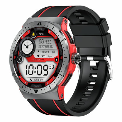 1.43 Inch Bt5.3 Ip68 Sport Smart Watch Support Bluetooth Call / Message Notification / Heart Rate / Blood Pressure Health Monitor - Red