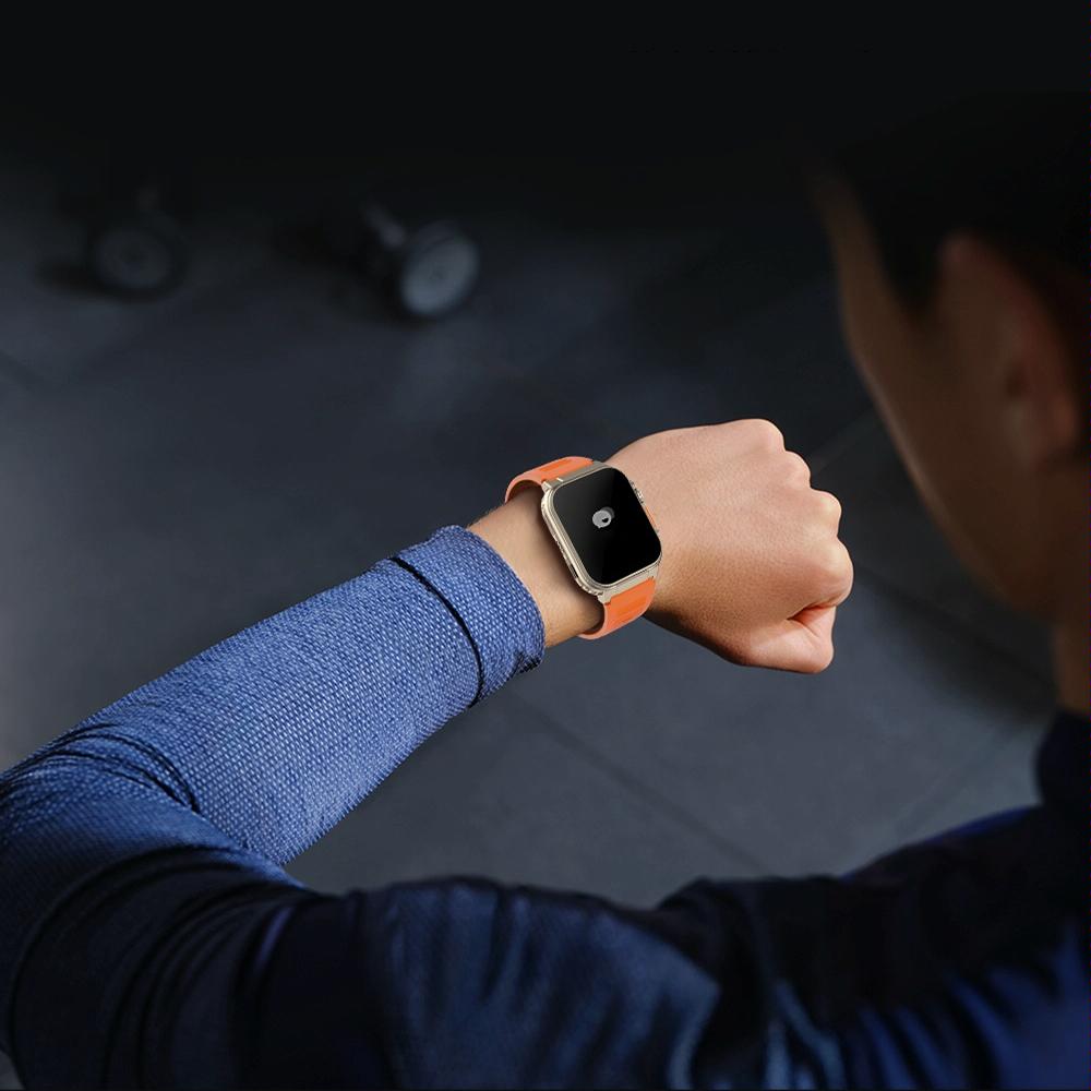 Ip68 Waterproof Bluetooth Smart Watch Health Monitor - Orange