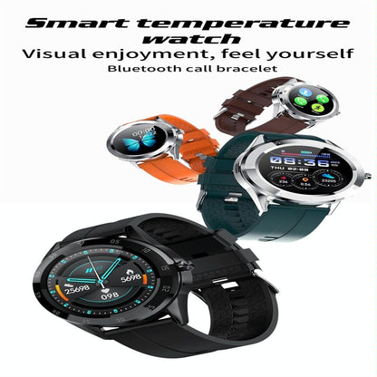 Waterproof Smart Watch With Heart Rate And Sleep Monitoring - Ip68 - Coffee