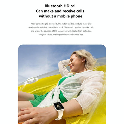 1.83 Inch Bt5.2 Smart Sport Watch Support Sleep / Heart Rate / Blood Oxygen / Temperature / Heart Sugar / Blood Pressure Health Monitor - Gold