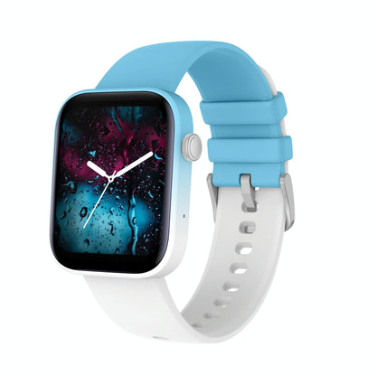 1.8 Inch Tft Screen Bluetooth Smart Watch Support Heart Rate Monitoring & 100+ Sports Modes - Red Blue