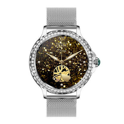 1.3 Inch Ip68 Waterproof Colour Screen Smart Watch Support Heart Rate / Blood Pressure / Blood Oxygen Monitoring - Silver