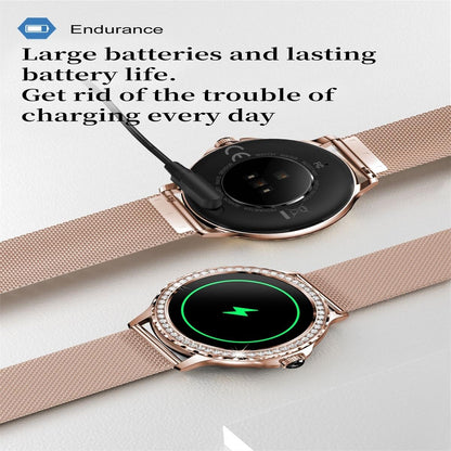 1.3 Inch Ip68 Waterproof Colour Screen Smart Watch Support Heart Rate / Blood Pressure / Blood Oxygen Monitoring - Silver