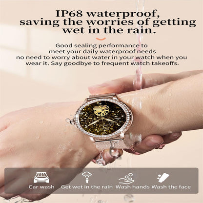 1.3 Inch Ip68 Waterproof Colour Screen Smart Watch Support Heart Rate / Blood Pressure / Blood Oxygen Monitoring - Silver