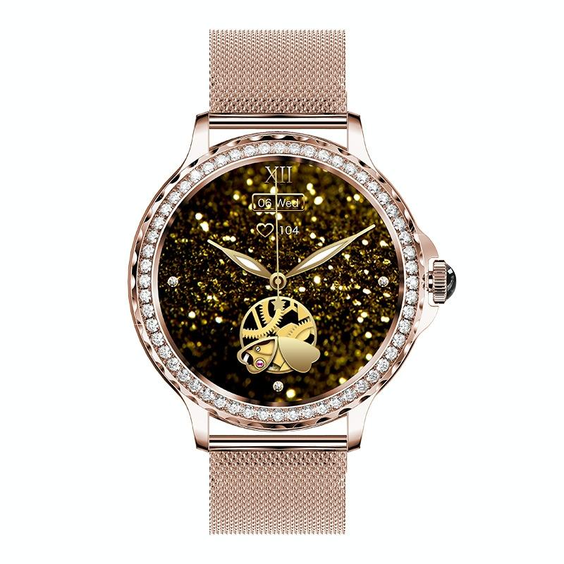 1.3 Inch Ip68 Waterproof Colour Screen Smart Watch Support Heart Rate / Blood Pressure / Blood Oxygen Monitoring - Silver