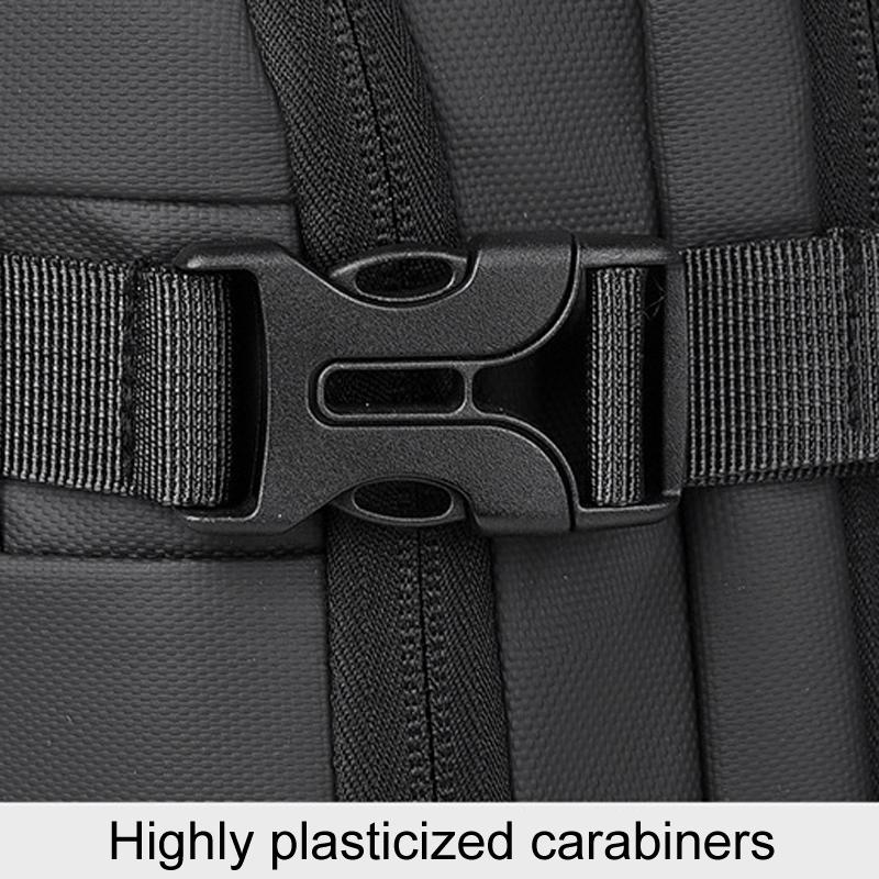 Expandable Double Shoulder Backpack For Business Or Casual Use - Gray