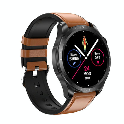 Smart Watch With Heart / Blood Monitoring - Brown
