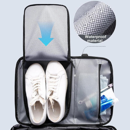 Large Capacity Men Shoulder Backpack - Blue