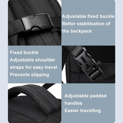 Large Capacity Men Shoulder Backpack - Blue