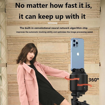 Smart Desktop Ptz with 360 Degree Rotation and Automatic Tracking - White