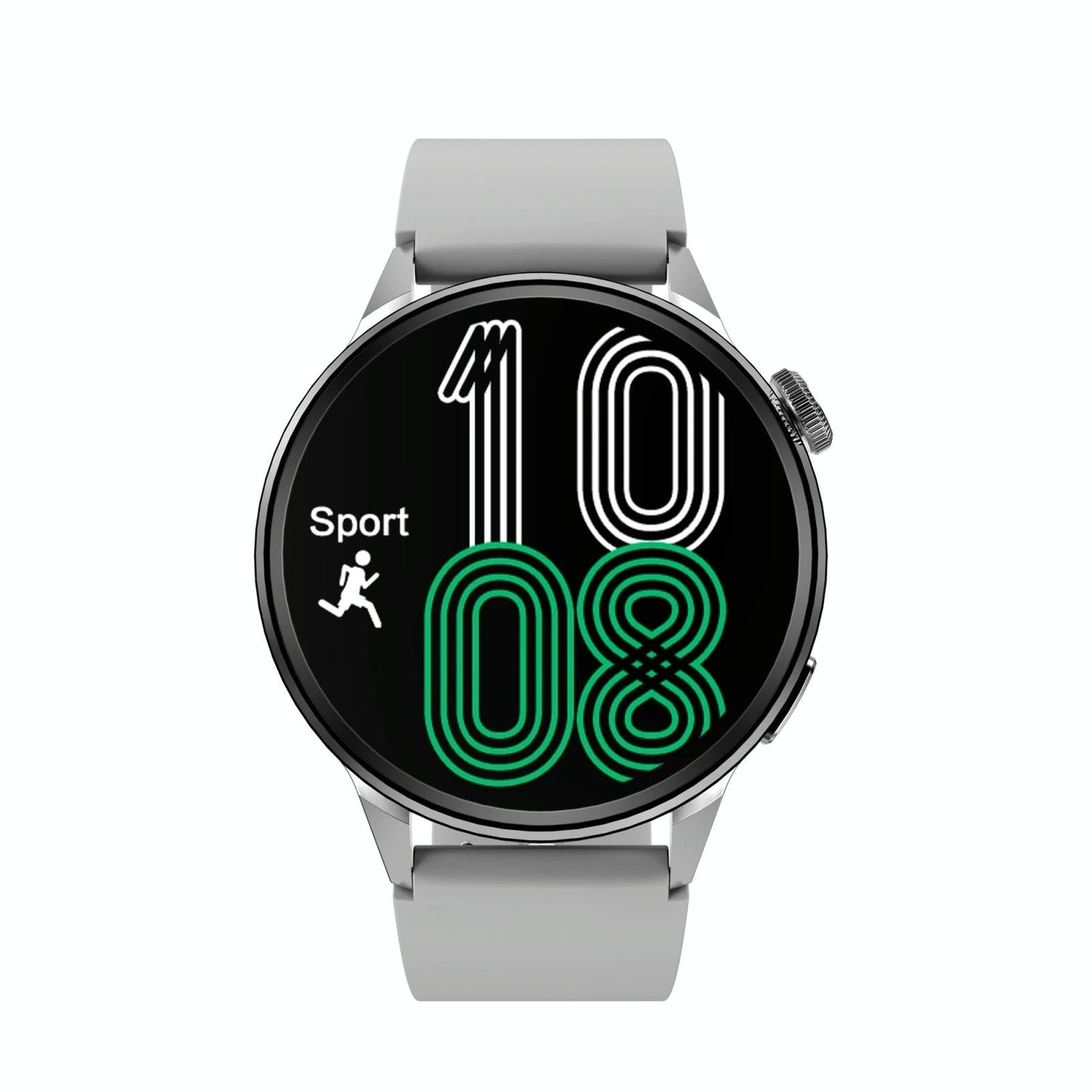 Silicone Band Smart Watch With Colour Screen - Pink