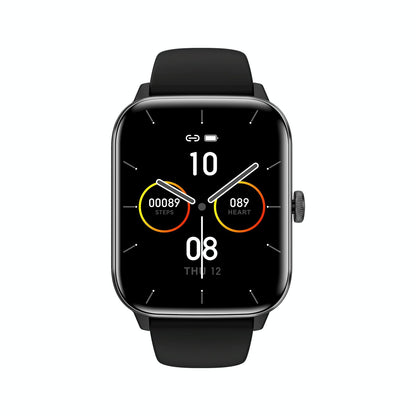 1.91 Inch Bt5.2 Smart Sport Watch Support Sleep / Heart Rate / Blood Oxygen / Temperature / Blood Pressure Health Monitor - Black