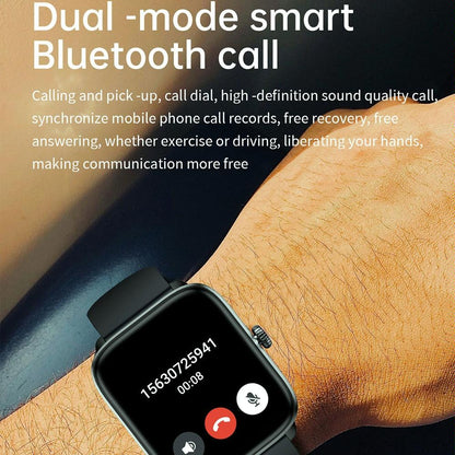 1.96 Inch Ip67 Waterproof Silicone Band Smart Watch Supports Dual-Mode Bluetooth Call / Heart Rate Monitoring - Pink