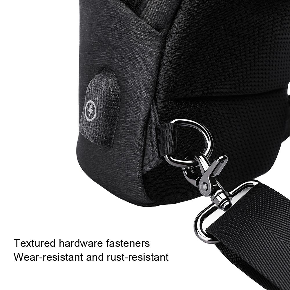 Waterproof Usb Chest Bag For Men Casual Shoulder Messenger - Factory Direct Shop