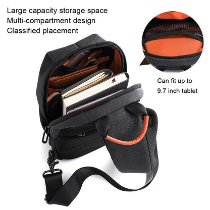 Waterproof Usb Chest Bag For Men Casual Shoulder Messenger - Factory Direct Shop