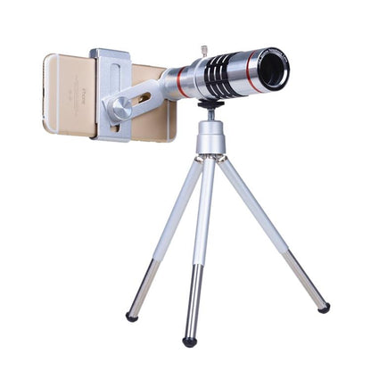 Universal Mobile Phone Telescope Lens with Clip - Ideal for Outdoor Shooting - 18X
