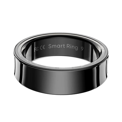 Smart Ring With Heart Rate Blood Oxygen Sleep Monitoring & Sports Modes - Size 12 - Gold