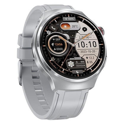 1.46 Inch Colour Screen Smart Watch Support Bluetooth Call / Heart Rate Monitoring - Silver