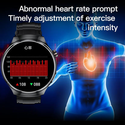 1.46 Inch Colour Screen Smart Watch Support Bluetooth Call / Heart Rate Monitoring - Silver