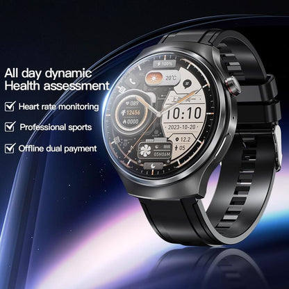 1.46 Inch Colour Screen Smart Watch Support Bluetooth Call / Heart Rate Monitoring - Silver