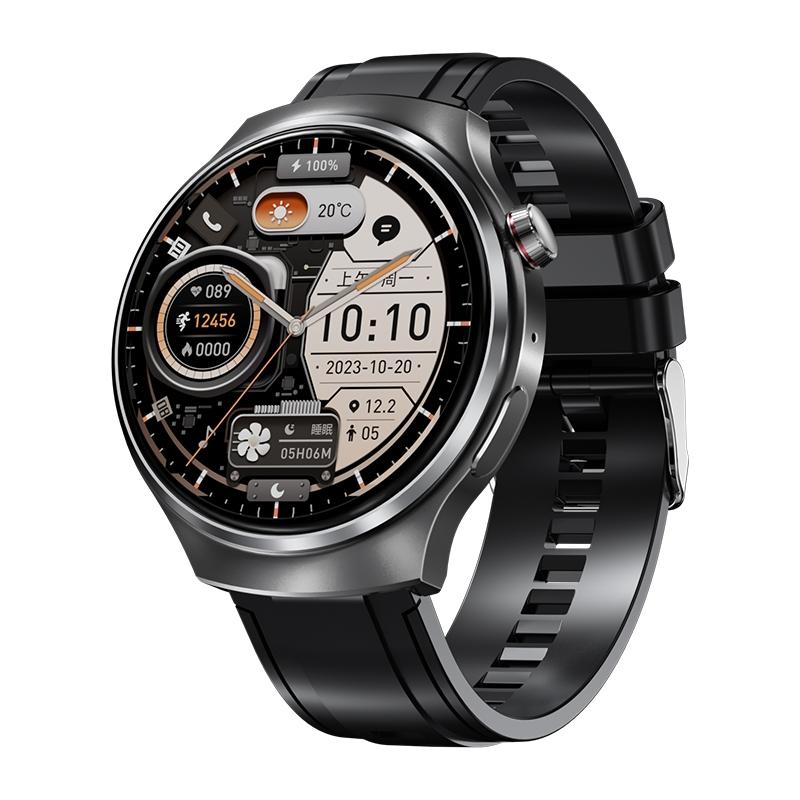 1.46 Inch Colour Screen Smart Watch Support Bluetooth Call / Heart Rate Monitoring - Silver