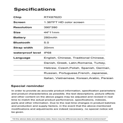 Steel Smart Watch With Colour Screen - Dt4 - Gold