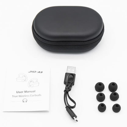 Jho-a9 Tws Wireless Bluetooth Earphones with Charging & Storage Bag