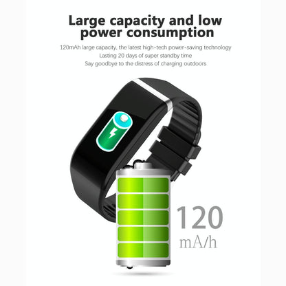 Smartwatch With Call Reminder And Health Monitoring - Waterproof - Black